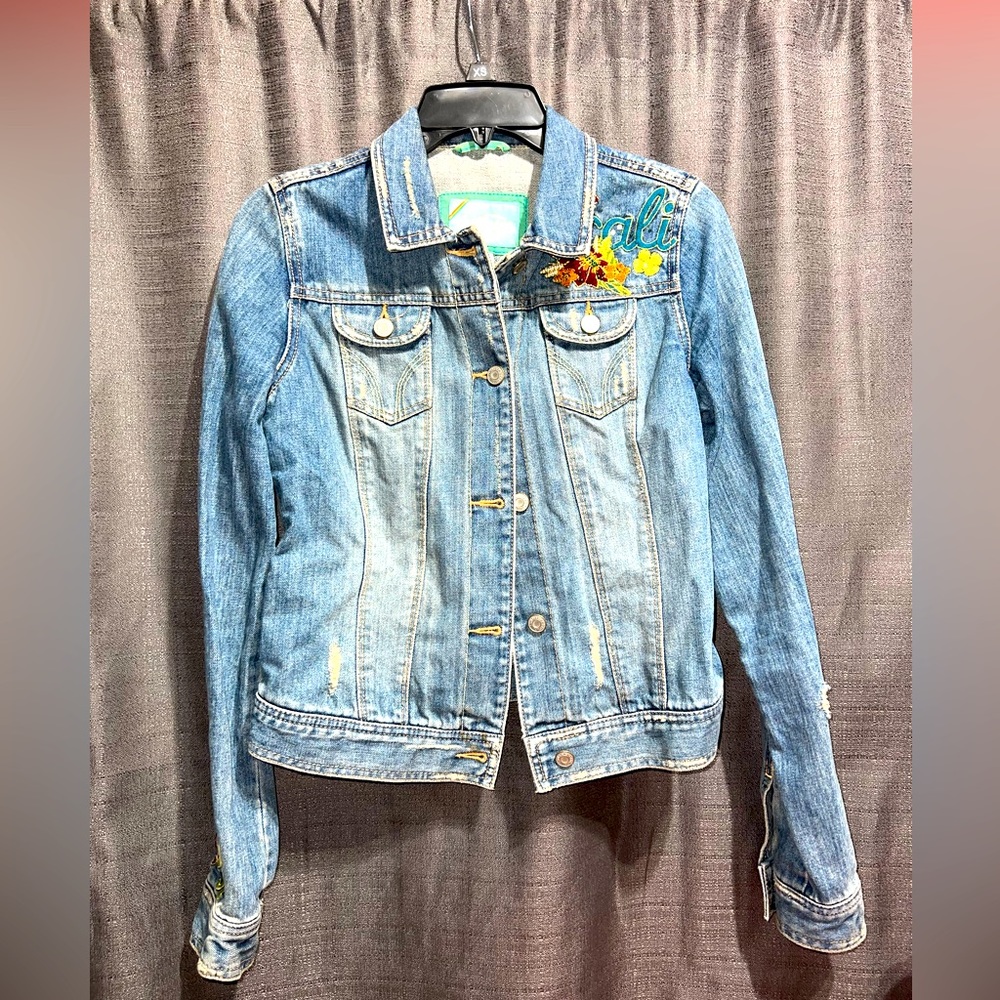 Hollister Floral Cali Jean Jacket - Picture 1 of 6